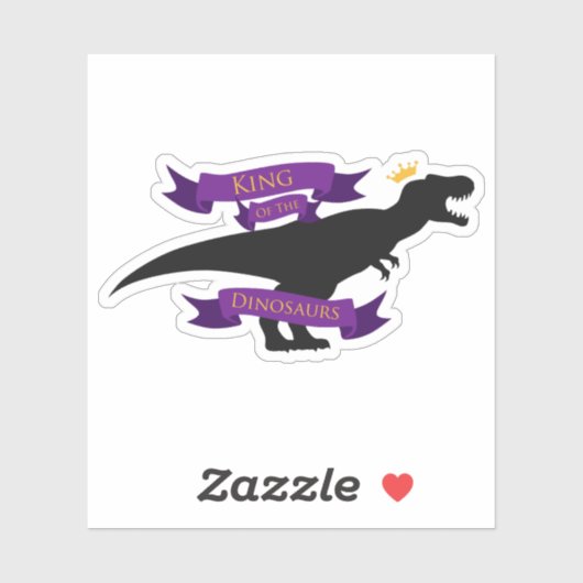 Sticker Roi des Dinosaures (Feuille)