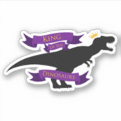 Sticker Roi des Dinosaures (Devant)