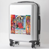 Sticker Roi Magicien, Épique, Excalibur, Durendal, (Sur valise)