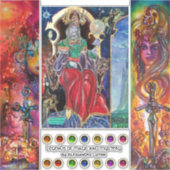 Sticker Roi Magicien, Épique, Excalibur, Durendal, (Devant)