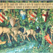 Sticker Roi médiéval Arthur William Morris (Devant)