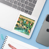 Sticker Roi médiéval Arthur William Morris (Ordinateur portable avec iPhone)