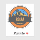 Sticker Rolla, Kansas (Feuille)
