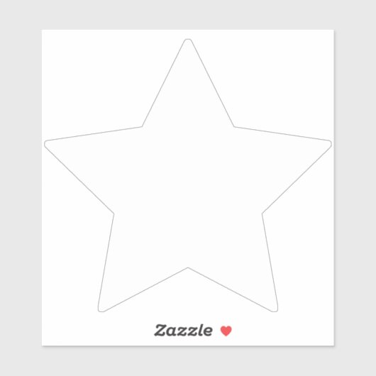 Sticker Roller Derby Jammer White Star Vinyl (Feuille)