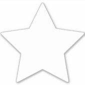 Sticker Roller Derby Jammer White Star Vinyl (Devant)