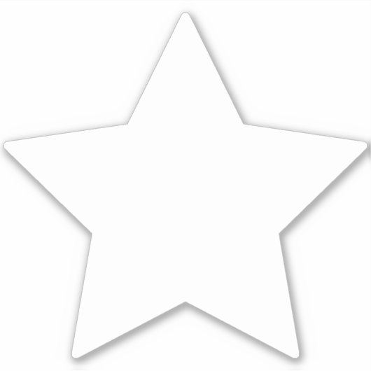 Sticker Roller Derby Jammer White Star Vinyl (Devant)