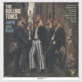 Sticker Rolling Tones : une parodie (Feuille)