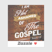 Sticker Romains 1:16 (Feuille)