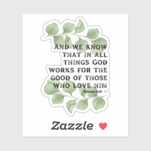 Sticker Romains 8:28