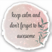 Sticker Romantic Field Flowers Lovers (Devant)