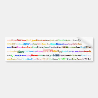 Sticker Rome Bumper