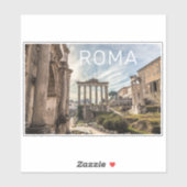 Sticker Rome Forum Romanum Italie Vacances Souvenir (Feuille)
