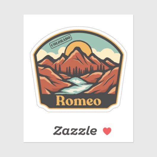 Sticker Romeo, Colorado (Feuille)