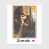 Sticker Romeo et Juliet c. 1884 par Sir Frank Dicksee (Feuille)