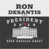 STICKER RON DESANTIS 2028 (Devant)
