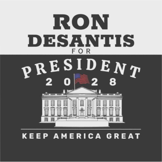 STICKER RON DESANTIS 2028 (Devant)