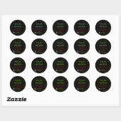 Sticker rond (Feuille)