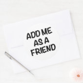 Sticker rond (Enveloppe)