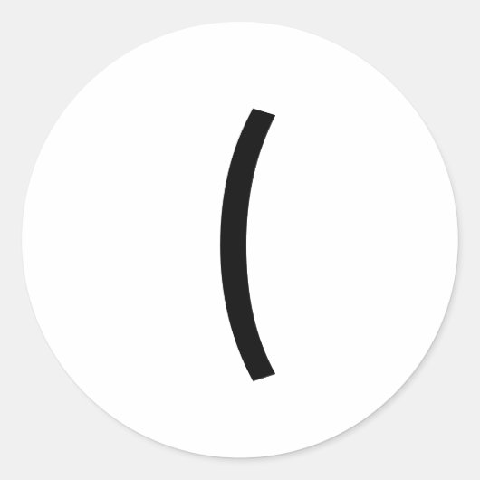 STICKER ROND ( (Devant)
