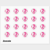 Sticker Rond シール☆Moe_hanagasa01 (Feuille)