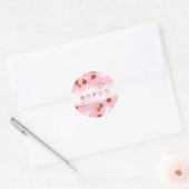 STICKER ROND ン ク と ギ << り  桜 >> (Enveloppe)