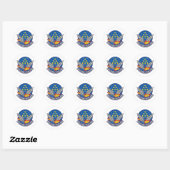 Sticker Rond ー juste パ (Feuille)