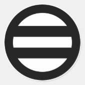STICKER ROND 丸に二つ引き (Devant)