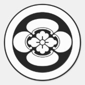 STICKER ROND 丸に木瓜 (Devant)