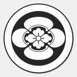 STICKER ROND 丸に木瓜