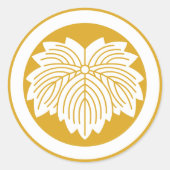 STICKER ROND 丸に鬼蔦 (Devant)