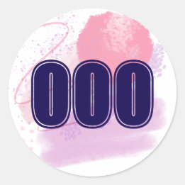 Sticker Rond 000 Angel Nombre Limitless Spirit High Vibe
