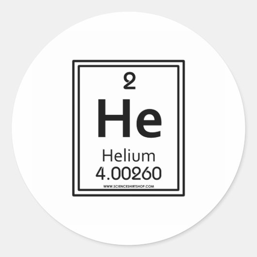 Sticker Rond 02 Hélium (Devant)