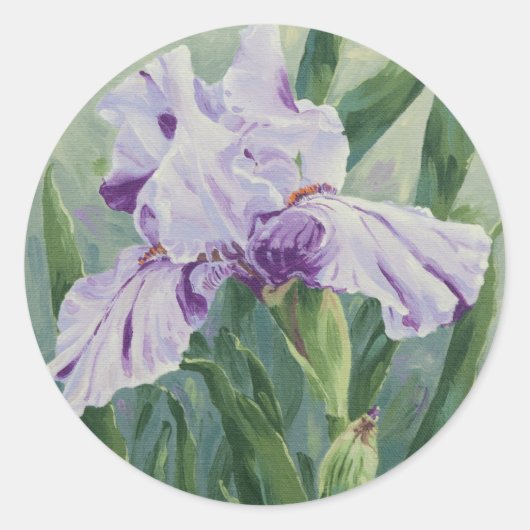 Sticker Rond 0440 Iris Violet (Devant)