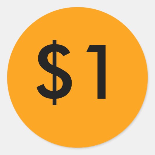 STICKER ROND $1 (Devant)