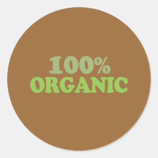 Sticker Rond 100 % bio