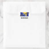 STICKER ROND 100 % BOSNIEN (Sac)