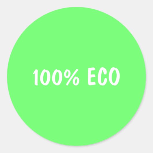 STICKER ROND 100 % ECO (Devant)