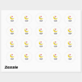 Sticker Rond 100 hommes contre gorille (Feuille)