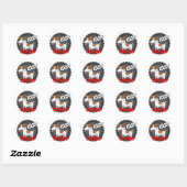 Sticker Rond 100% Jack Russell (Feuille)
