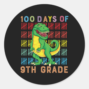 Sticker Rond 100 Jours De Camion Monster 100E Jour De Scho