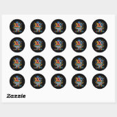 Sticker Rond 100 Jours D'École 100 Jours D'Enseignant D'Apprent (Feuille)