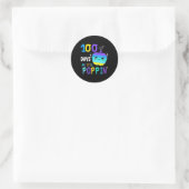 Sticker Rond 100 Jours D'École Pour Fidget Popit Amateurs Garço (Sac)
