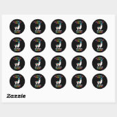 Sticker Rond 100 Jours D'Enseignant (Feuille)
