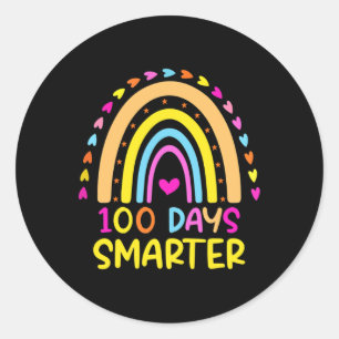 Sticker Rond 100 Jours Enseignant Smarter 100ème Jour De L'Écol