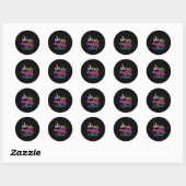 Sticker Rond 100 Jours Magiques D'École (Feuille)