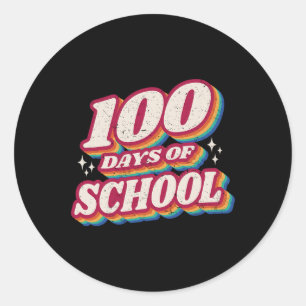 Sticker Rond 100 Jours Y’all Enseignant Ou Étudiant 100e Jour D