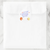 Sticker Rond 100 n'est pas si mauvais (Sac)