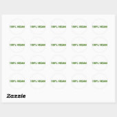 Sticker Rond 100% Vegan (Feuille)
