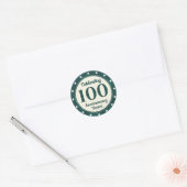 Sticker Rond 100e anniversaire (Enveloppe)
