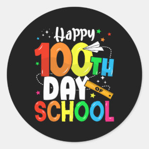 Sticker Rond 100E Jour De L'École 100 Jours De L'École